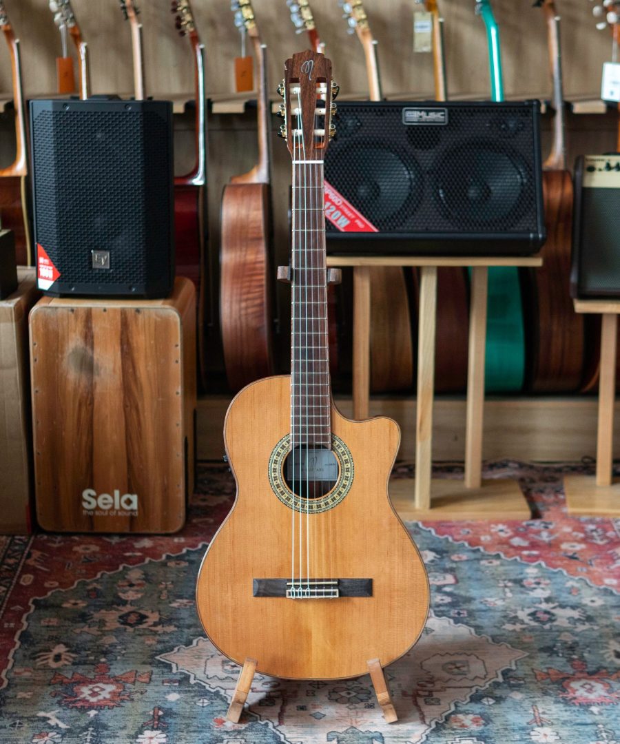 Guitar Classic Dáng Mỏng Cẩm Ấn NC05T- EQ FISHMAN PRESYS II