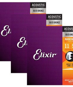 Dây đàn Acoustic Elixir 80/20 Bronze Nanoweb