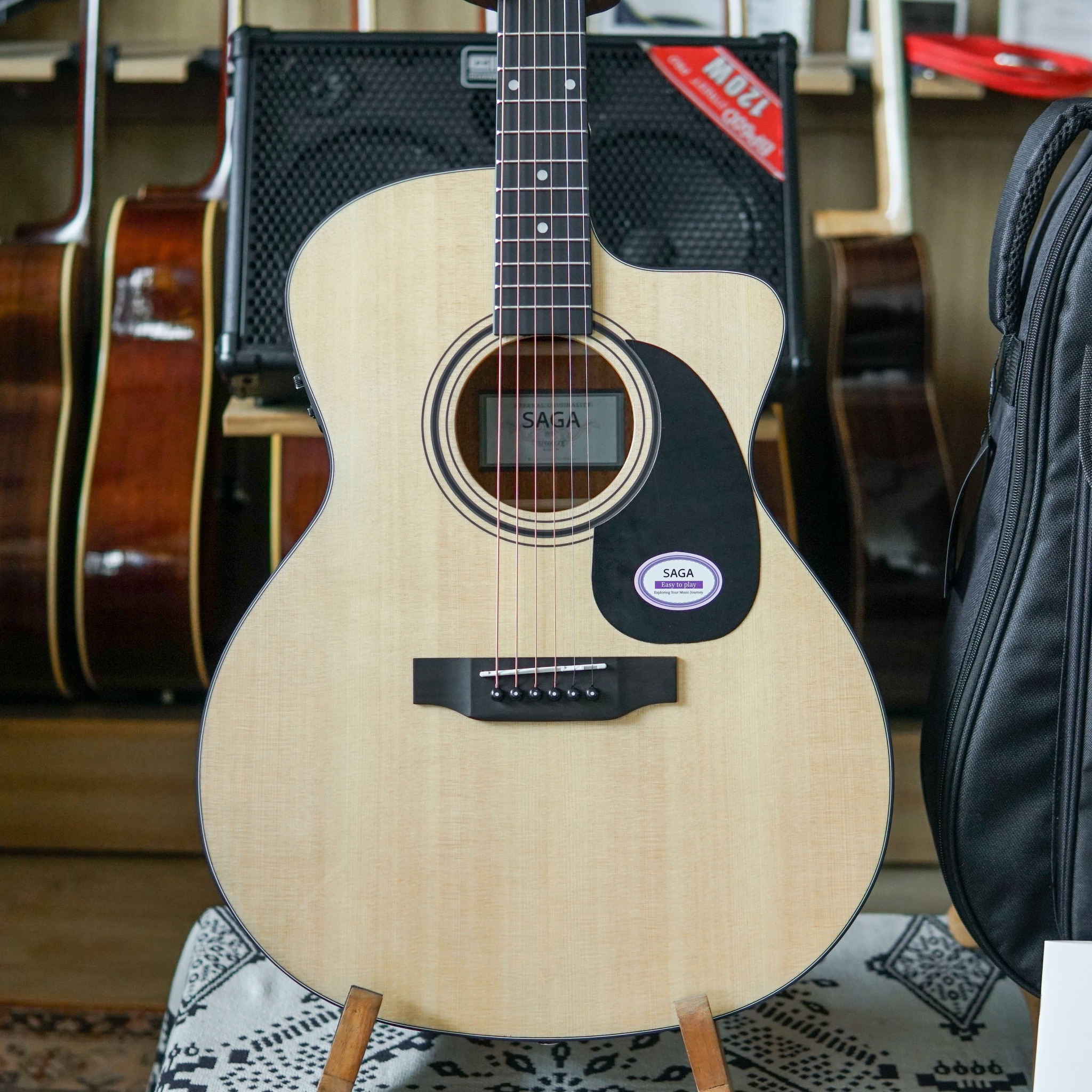 Đàn Guitar Acoustic Saga SF600GCE - Ảnh 6