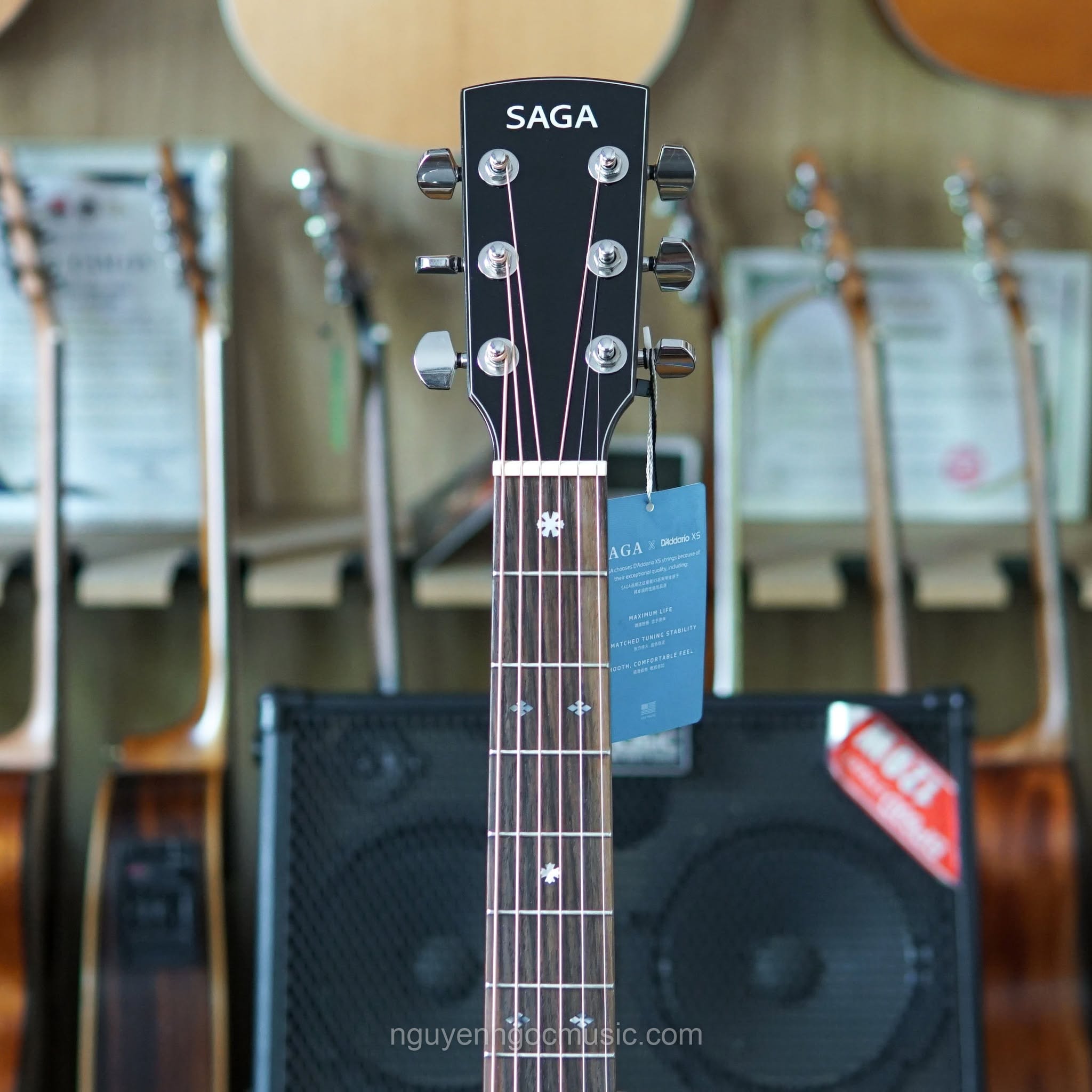 Đàn Guitar Acoustic Saga A1GCE Pro - Ảnh 7
