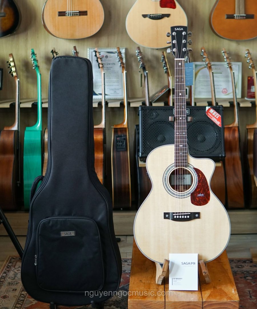 Đàn Guitar Acoustic Saga A1GCE Pro