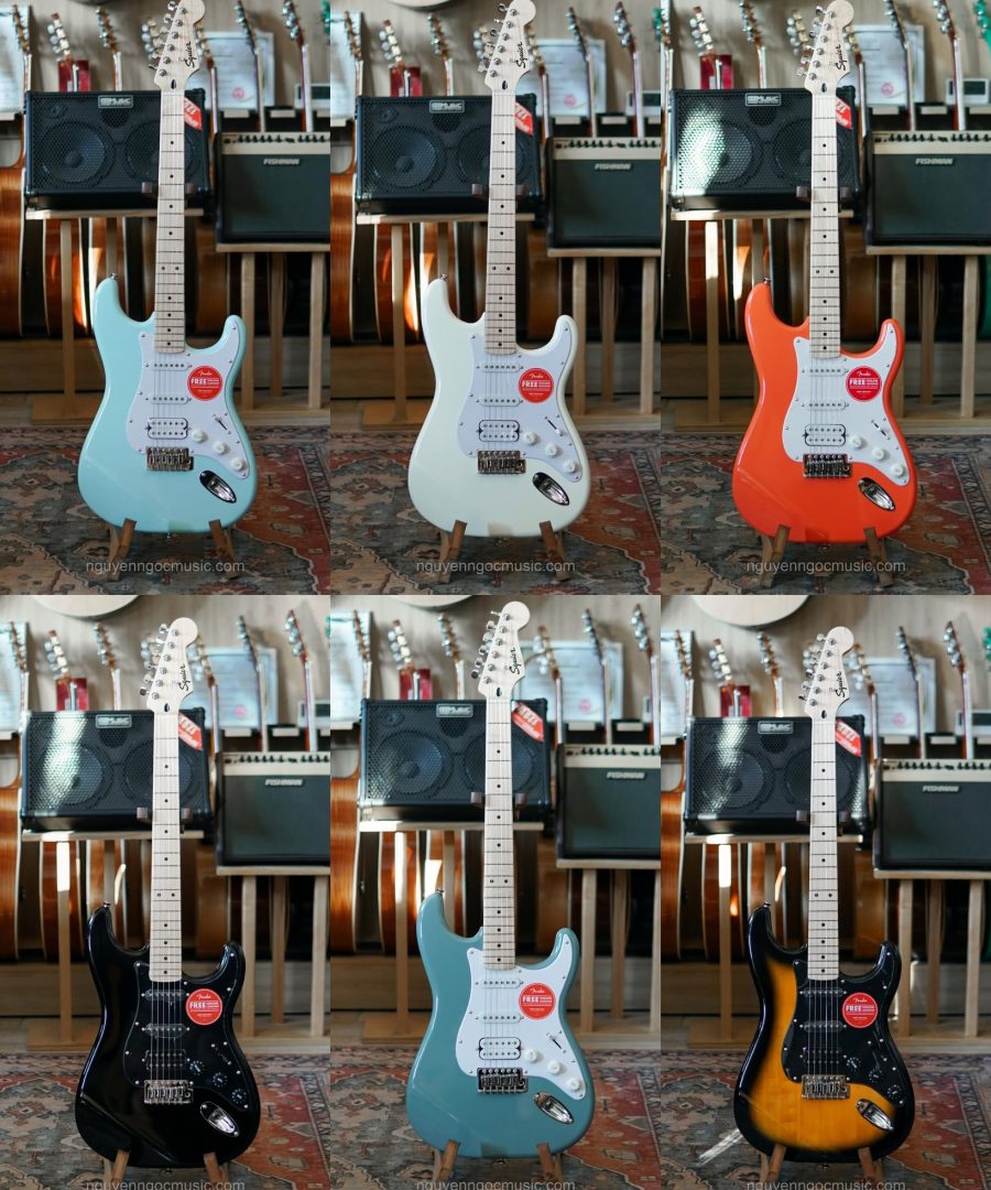 Đàn Guitar Điện Fender Squier Sonic Stratocaster HSS